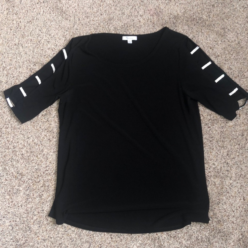 rhinestone sleeve top